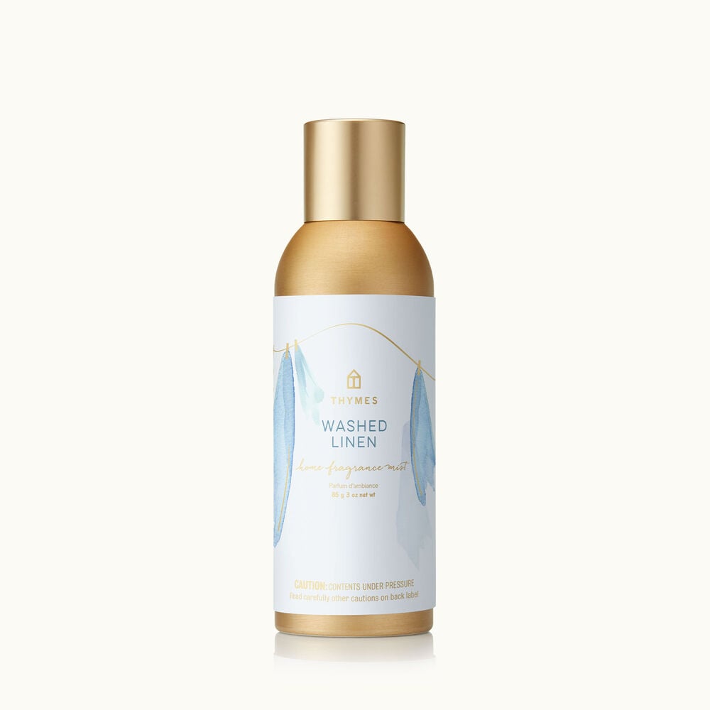 Thymes Washed Linen Home Fragrance Mist to Freshen Rooms in One Spray image number 1